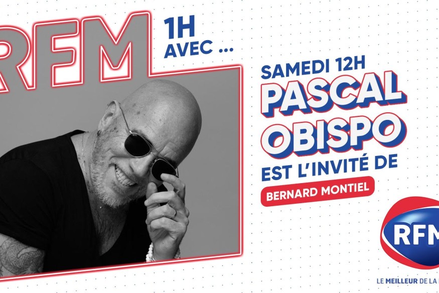 Pascal Obispo est l'invité de Bernard Montiel samedi 21 juin sur RFM