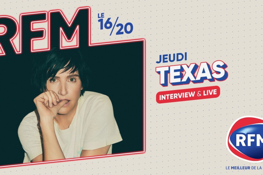 Texas est l'invité du 16/20 jeudi 28/03 sur RFM
